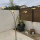 5-light gold floor lamp, 70s design