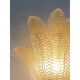 Gold “Graniglia” Leaf Murano Glass Wall Sconces in Venetian Style - a Pair