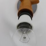 1960s pendant glass lamp by uluv, czechoslovakia