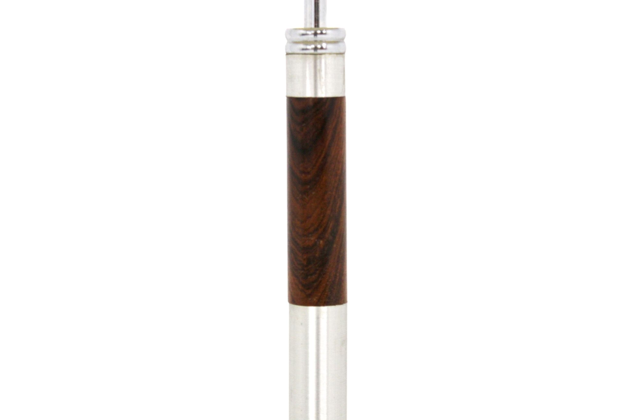 Scandinavian rosewood and metal floor lamp, Sweden, 1960