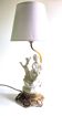 Bronze and Biscuit porcelain table lamp