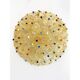 Venetian Gold Flowers and Multicoloured Murano Glass Flush Mount
