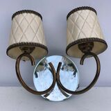 Applied brass and mirror