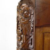 Art Deco walnut display cabinet, France, Circa 1920