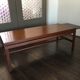 Table basse scandinave en teck