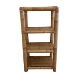 Vintage light bamboo shelf