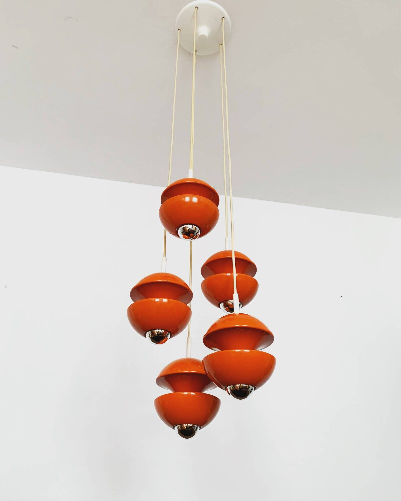 1970s cascading lamp by Klaus Hempel for Kaiser Leuchten