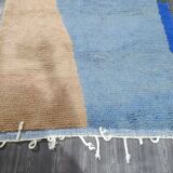 Tapis en laine pure motifs colorés taille 100 x 200 cm