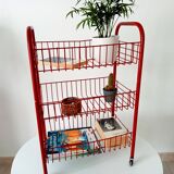 Vintage rolling dessert trolley