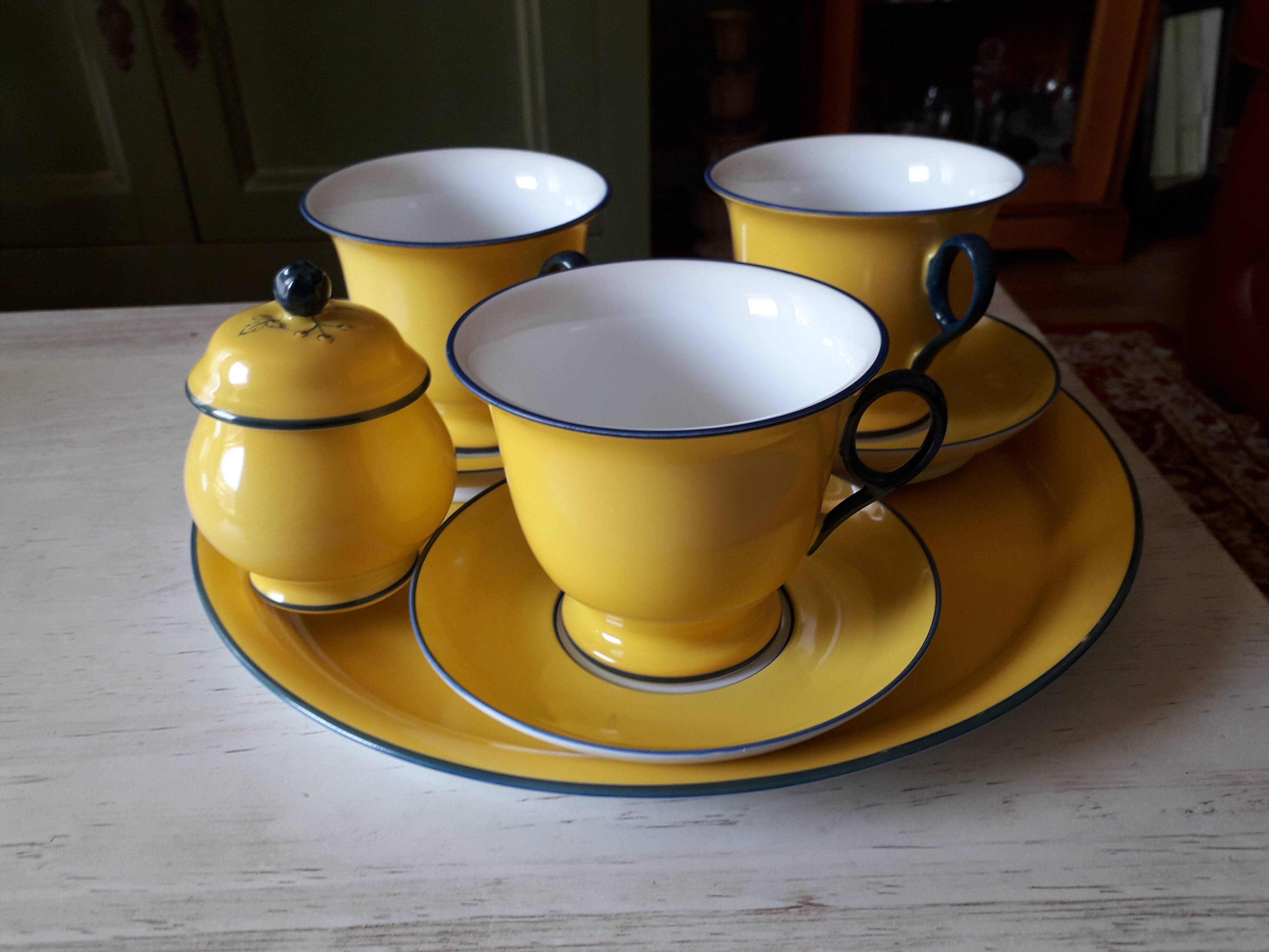 Chastagner Limoges porcelain lunch service