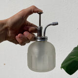 Plant sprayer opaque glass and metal