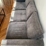 Modern style anthracite gray sofa