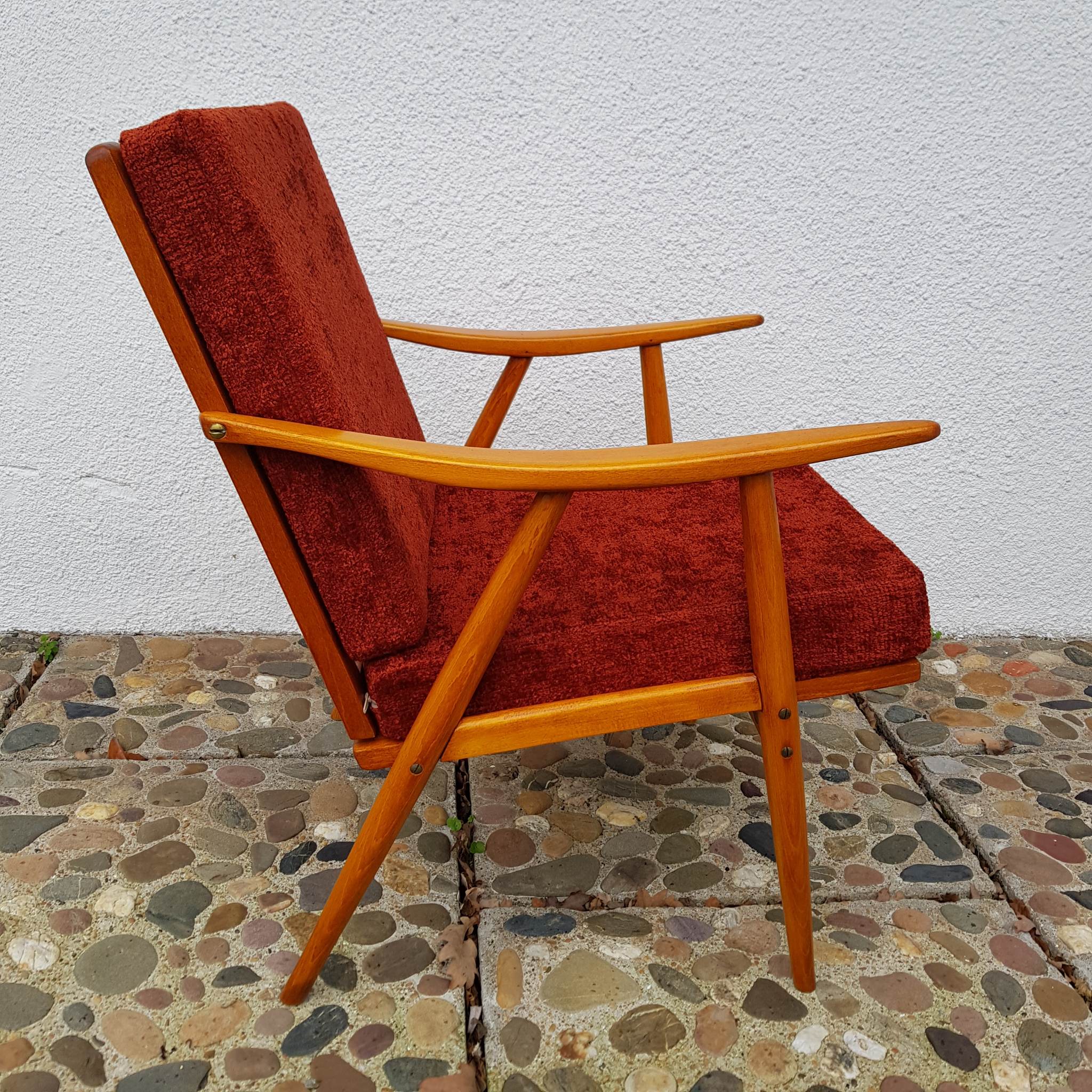 Thonet boomrang armchairs
