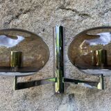 Pair of Amilux space age wall lights, 1970s