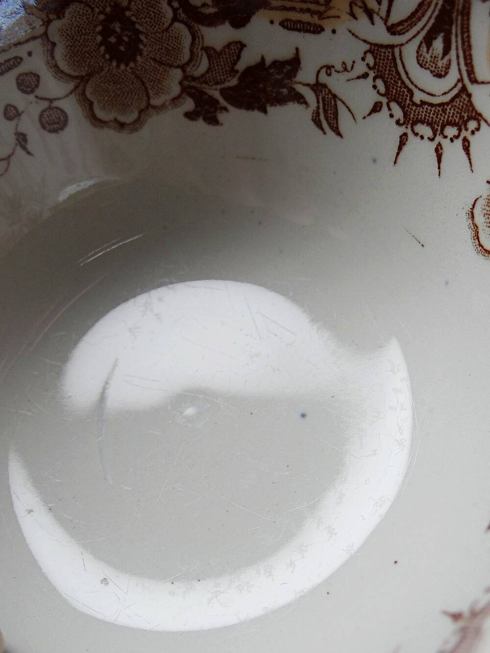 Sarreguemines tea service - Kyoto - antique 5 cups 6 saucers in Japanese style