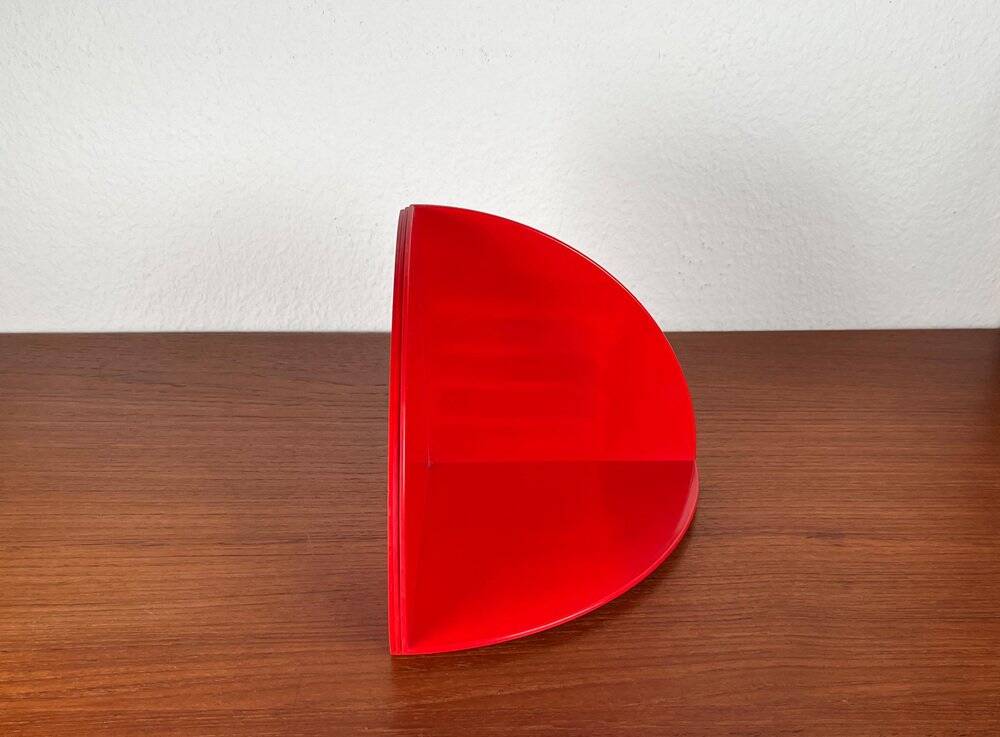 Pair of bookends model 4909 Italian space age mid-century by Giotto Stoppino for Kartell, 1960, set of 3