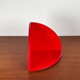 Pair of bookends model 4909 Italian space age mid-century by Giotto Stoppino for Kartell, 1960, set of 3