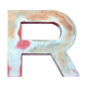 Old zinc letter