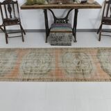3x10 57s Antique Vintage Runner Rug, 91x318Cm