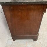 Commode Empire en acajou a demi colonnes XIX siècle