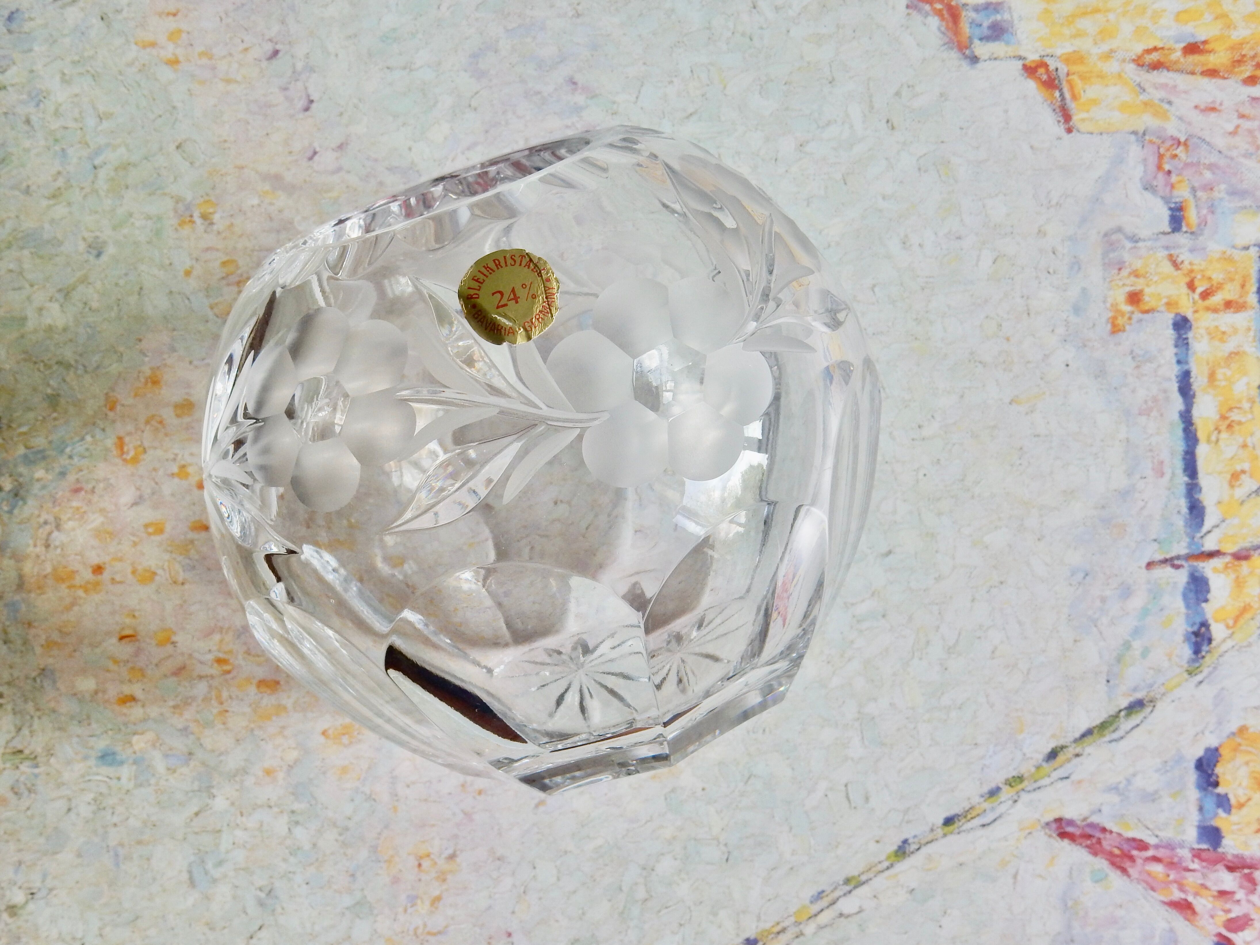 Vase crystal ball, Bavaria