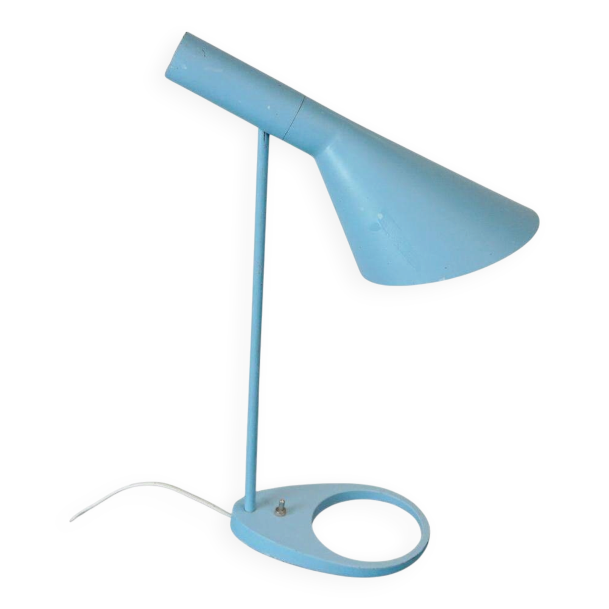 Blue AJ Table Lamp by Arne Jacobsen for Louis Poulsen Denmark