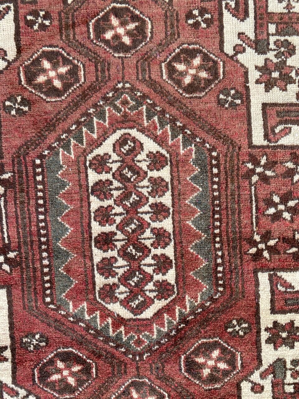 Vintage persian carpet hamadan 128x212 cm