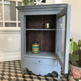 Old grey tinted wooden furniture