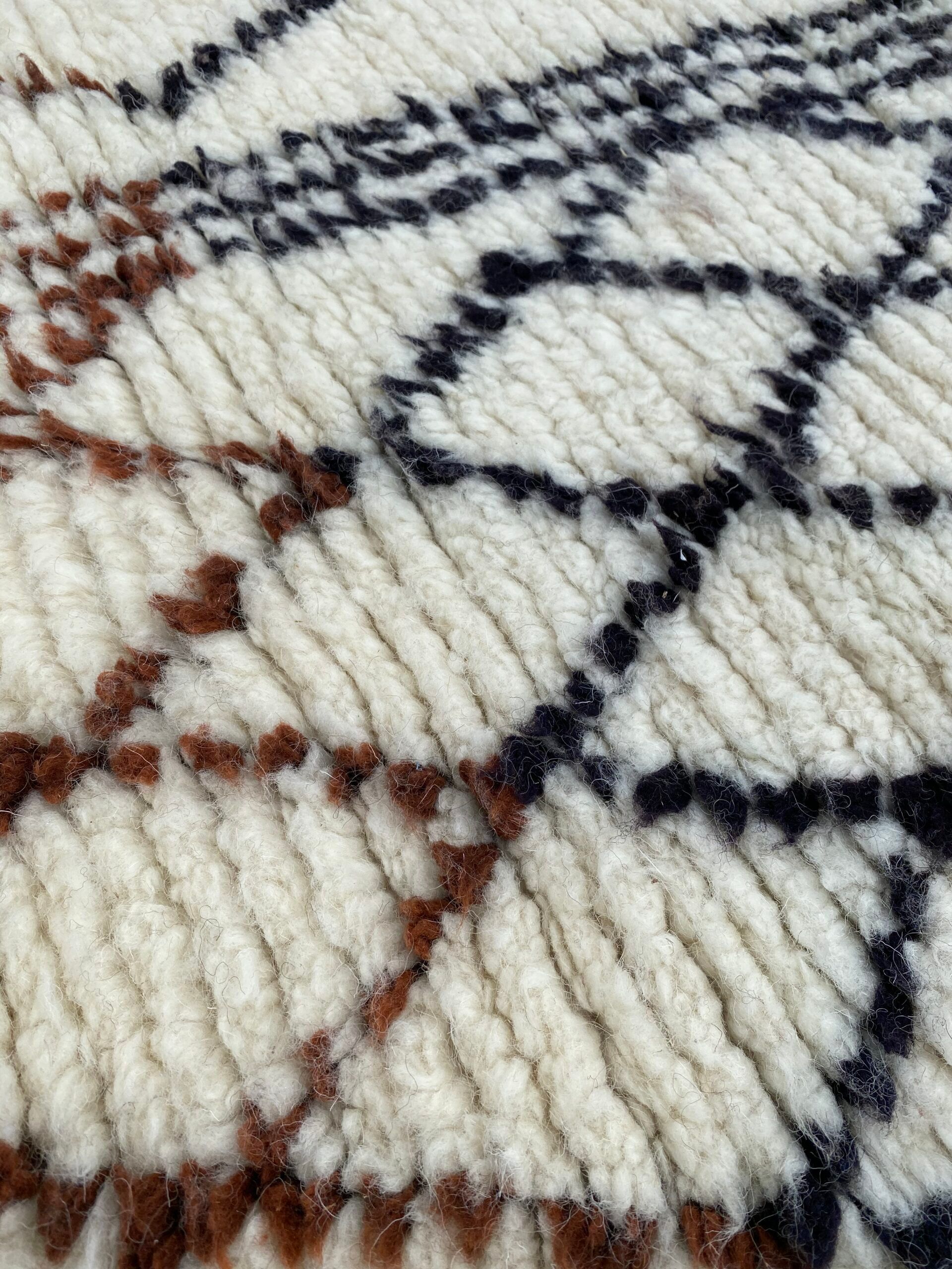 Berber carpet corridor Beni Ouarain 90×320 cm
