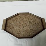 Smoked glass tray