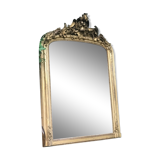 Large golden antique mirror  77x108cm