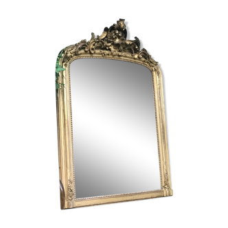 Large golden antique mirror  77x108cm