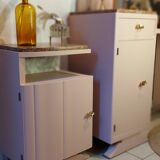 Art Deco dressing table / bedside table set