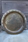 Decorative tray in chiseled bronze