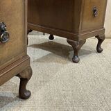 English walnut desk from the 1950s