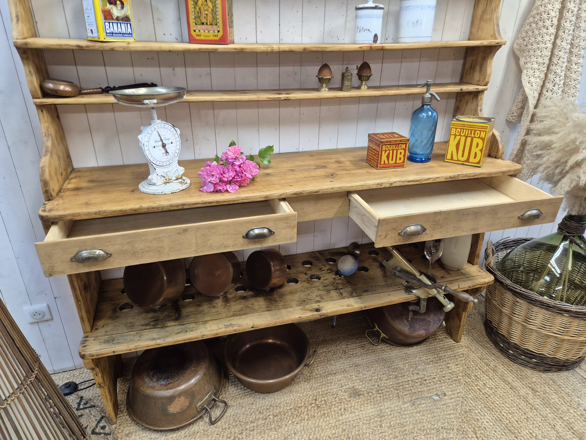 Old country shelf