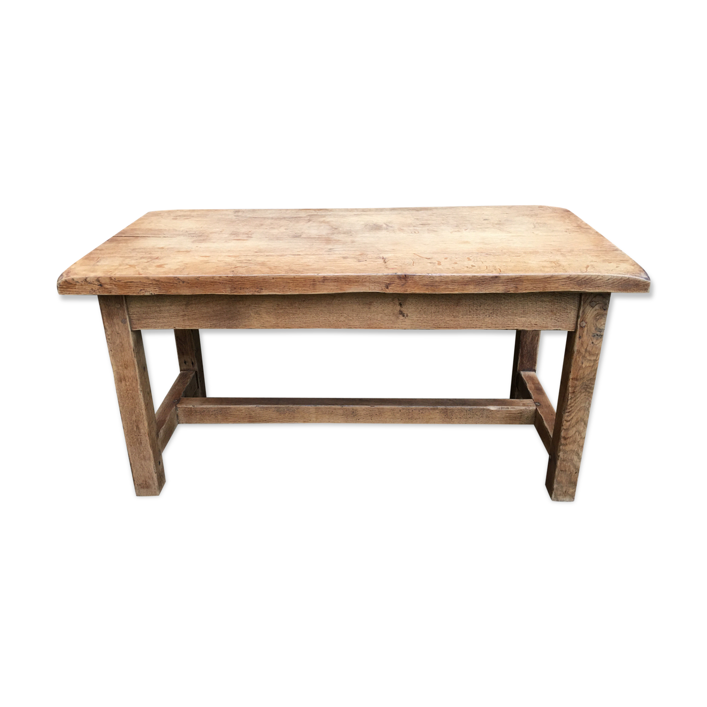 Solid oak coffee table