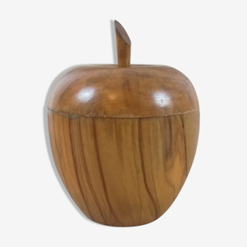 Boîte pomme en bois