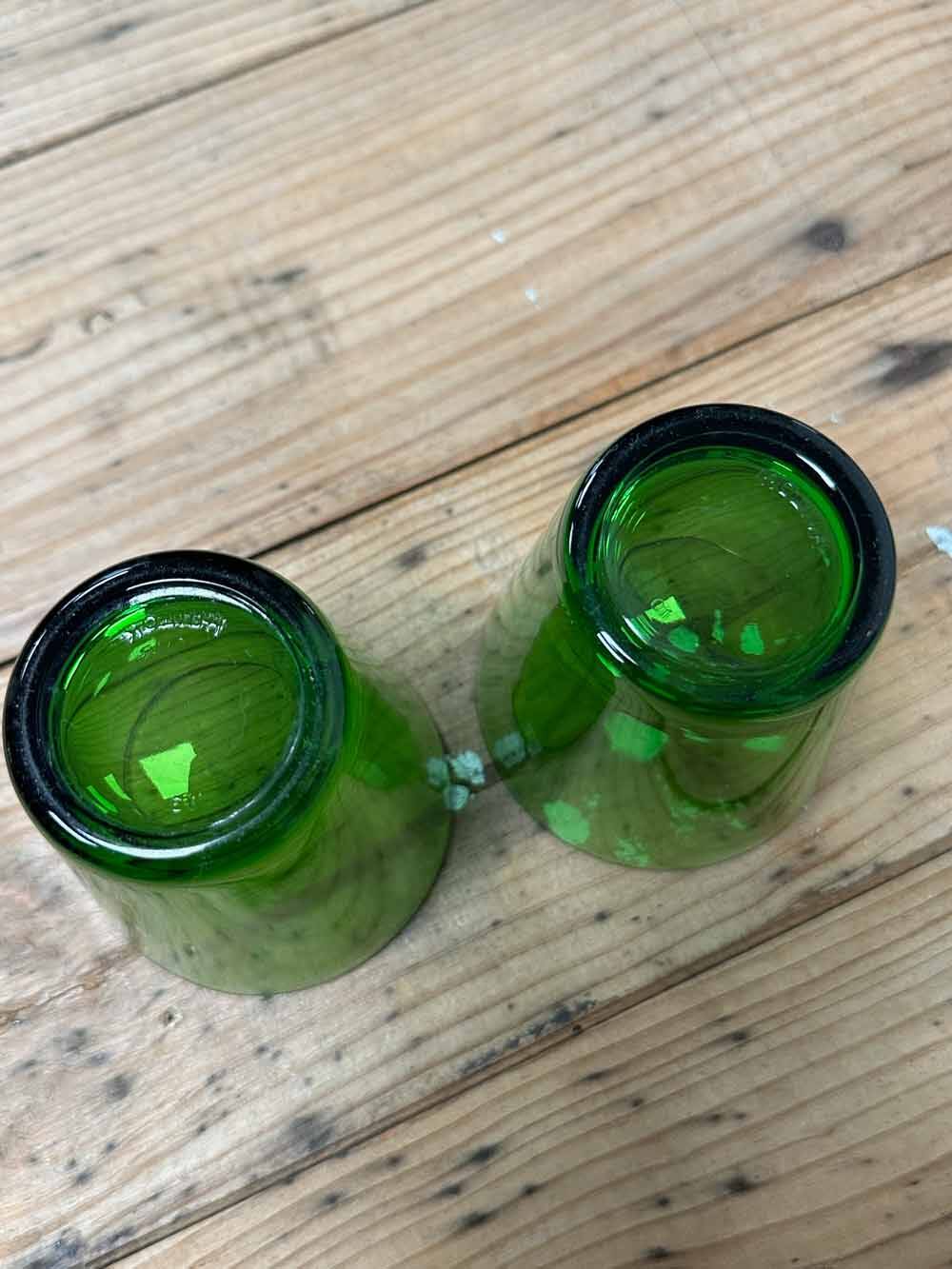 Vereco glasses / verrines with saucers