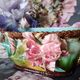 19th century French Art Nouveau planter in barbonite ceramic and m