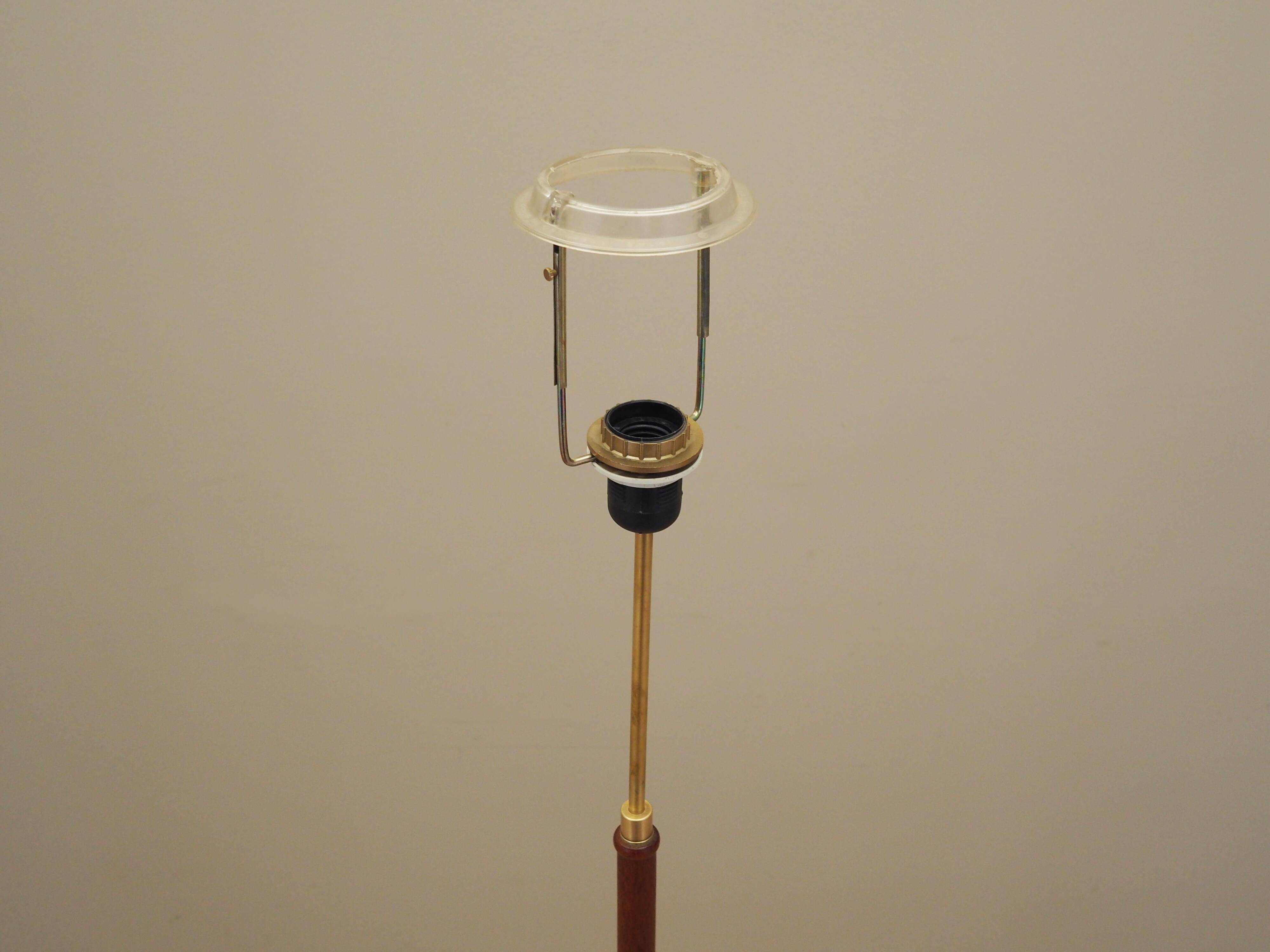 Lampadaire, design danois, années 1970, production : Danemark