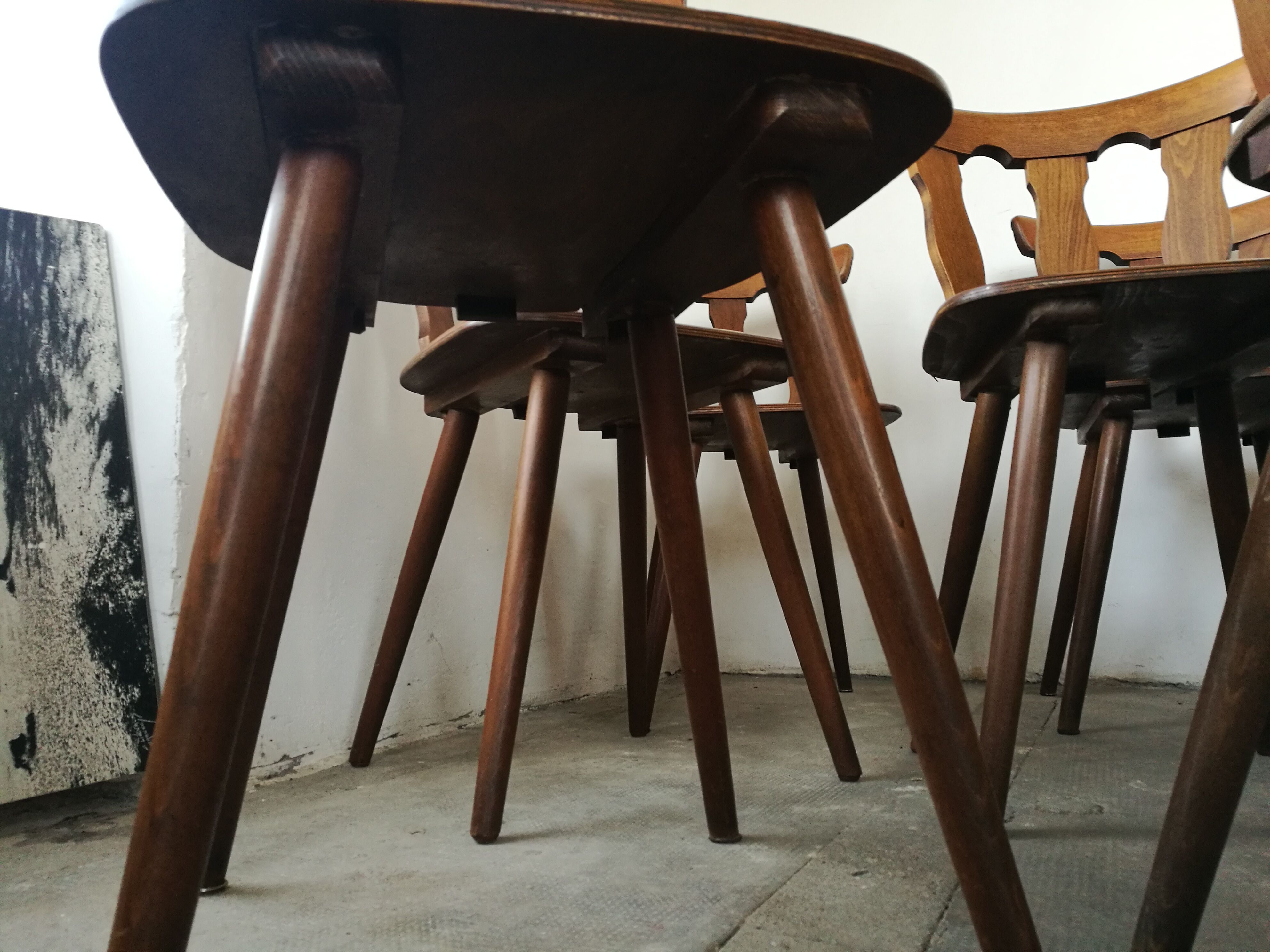Set of 12 bistro chairs