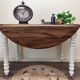 Console/table convertible in walnut