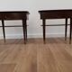 Pair of bedside tables, Denmark, 60s