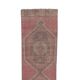 Vintage Turkish hallway rug 91x723 cm