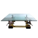 Coffee table by Maison Charles, France 1970s