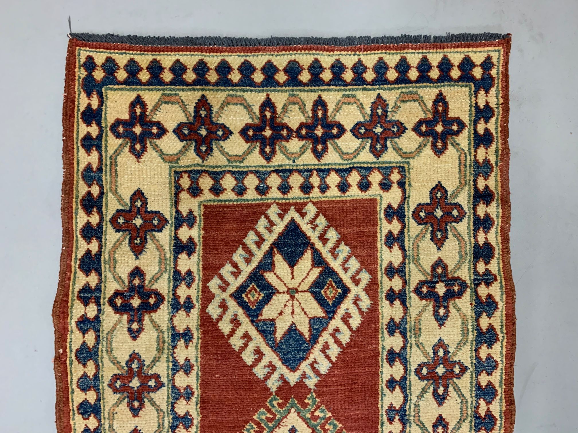 Narrow Kazak Runner, 216x85 cm