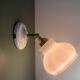 Applique abat-jour vintage en opaline rose.