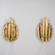 Pair of 2 vintage Holm Sorensen wall sconces from the 1960s.