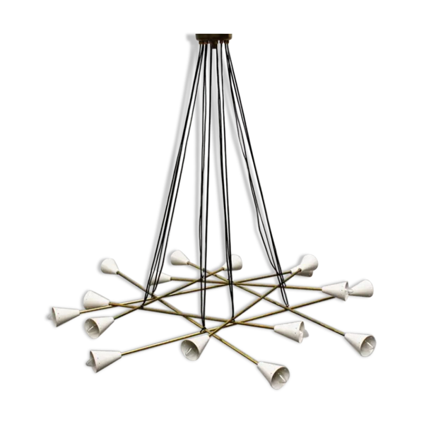 Lustre intrigo sputnik blanc — Beyit
